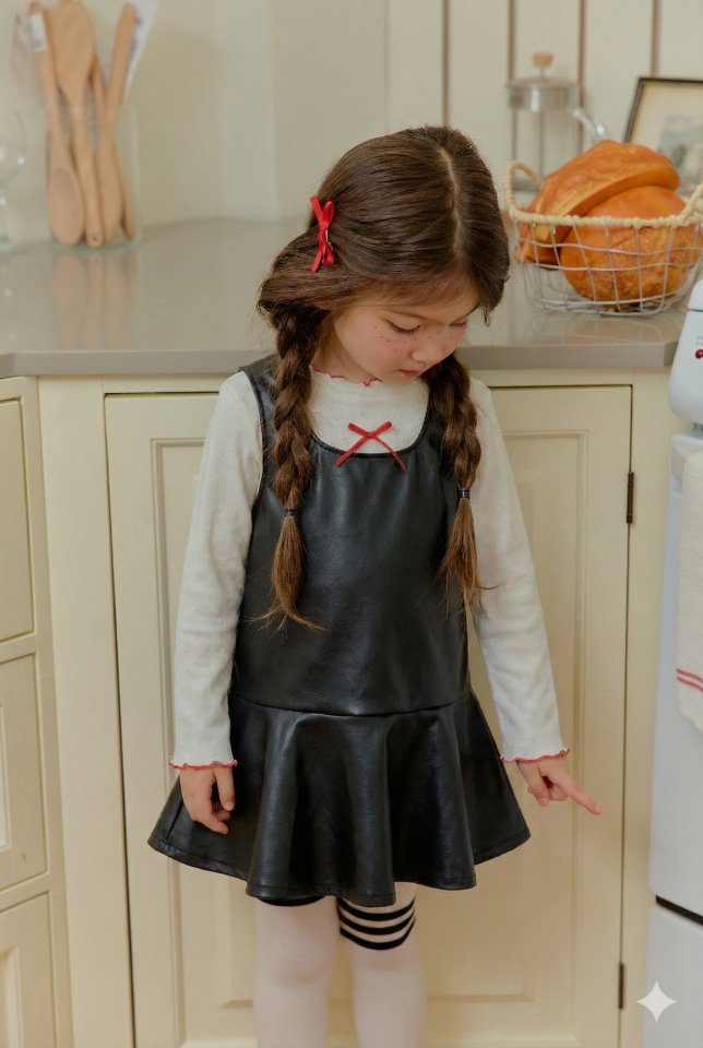 Sera - Korean Children Fashion - #discoveringself - Magenta One-piece - 2