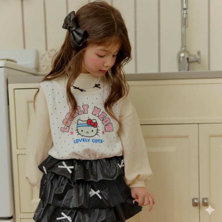 Sera - Korean Children Fashion - #discoveringself - Miyu Layered Sweatshirt - 5