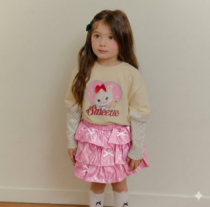 Sera - Korean Children Fashion - #fashionkids - Short Sleeve Layered Tee - 6