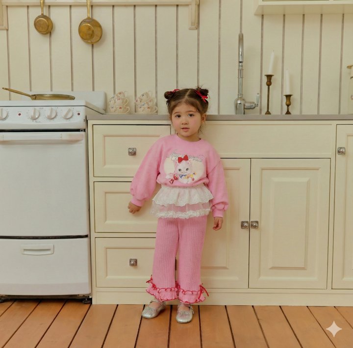 Sera - Korean Children Fashion - #discoveringself - Frill Bootcut Pants - 4