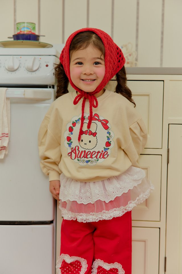 Sera - Korean Children Fashion - #kidsshorts - Strawberry Sweet Sweatshirt - 9