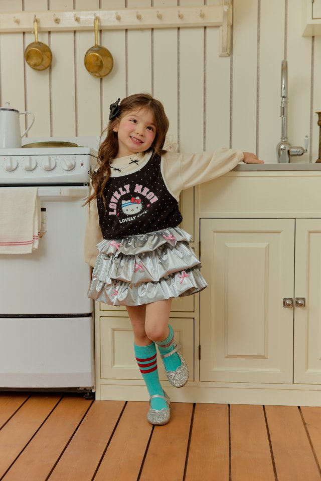 Sera - Korean Children Fashion - #kidsshorts - Miyu Layered Sweatshirt - 7
