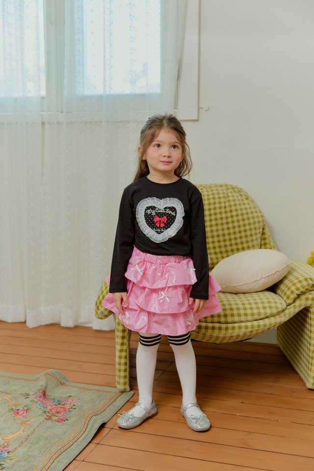 Sera - Korean Children Fashion - #kidsstore - Pink Bling Skirt - 9