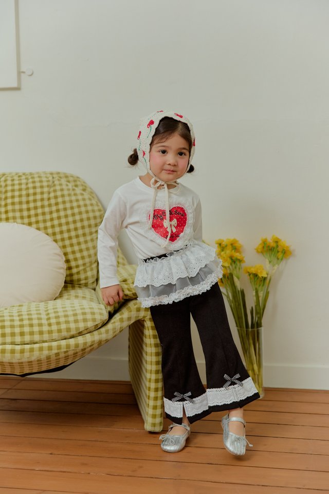 Sera - Korean Children Fashion - #kidsstore - Lace Hem Pants - 7
