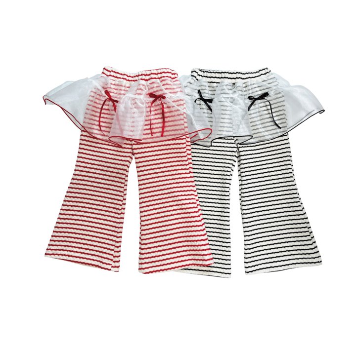 Sera - Korean Children Fashion - #kidsstore - Stripe Pants - 11