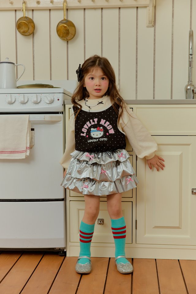 Sera - Korean Children Fashion - #kidsstore - Miyu Layered Sweatshirt - 8