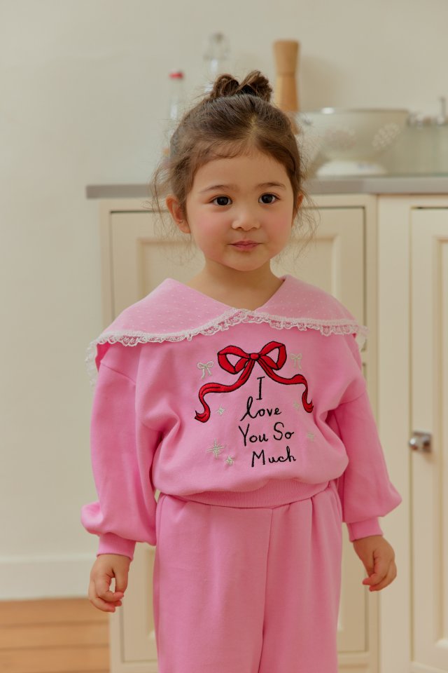 Sera - Korean Children Fashion - #kidzfashiontrend - Lace Sailor Sweatshirt - 3