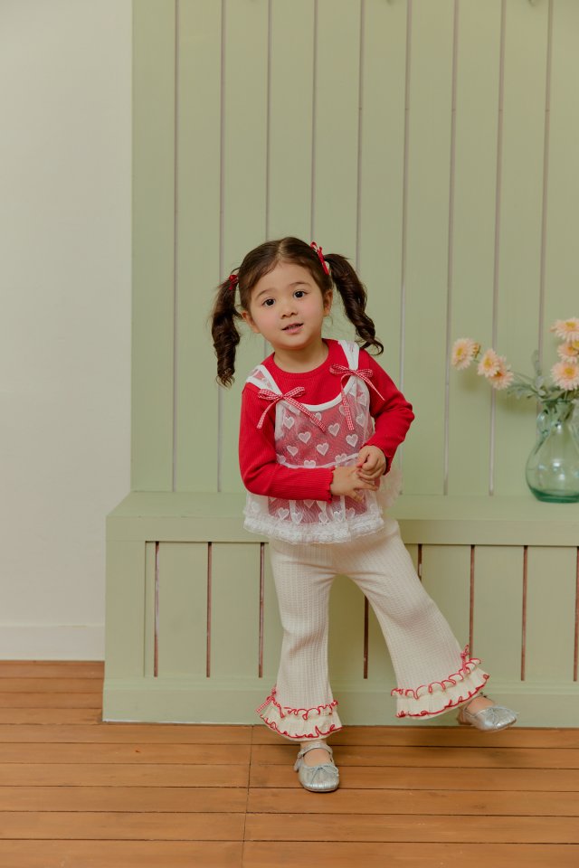 Sera - Korean Children Fashion - #littlefashionista - Frill Bootcut Pants - 9