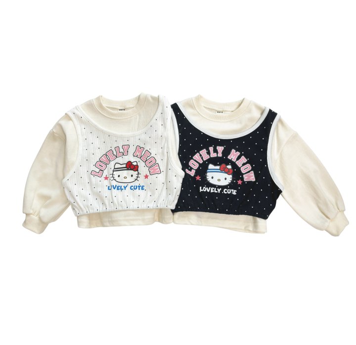Sera - Korean Children Fashion - #littlefashionista - Miyu Layered Sweatshirt - 11