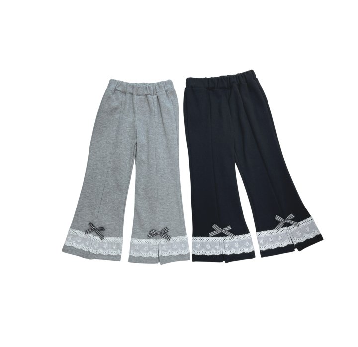 Sera - Korean Children Fashion - #magicofchildhood - Lace Hem Pants - 11