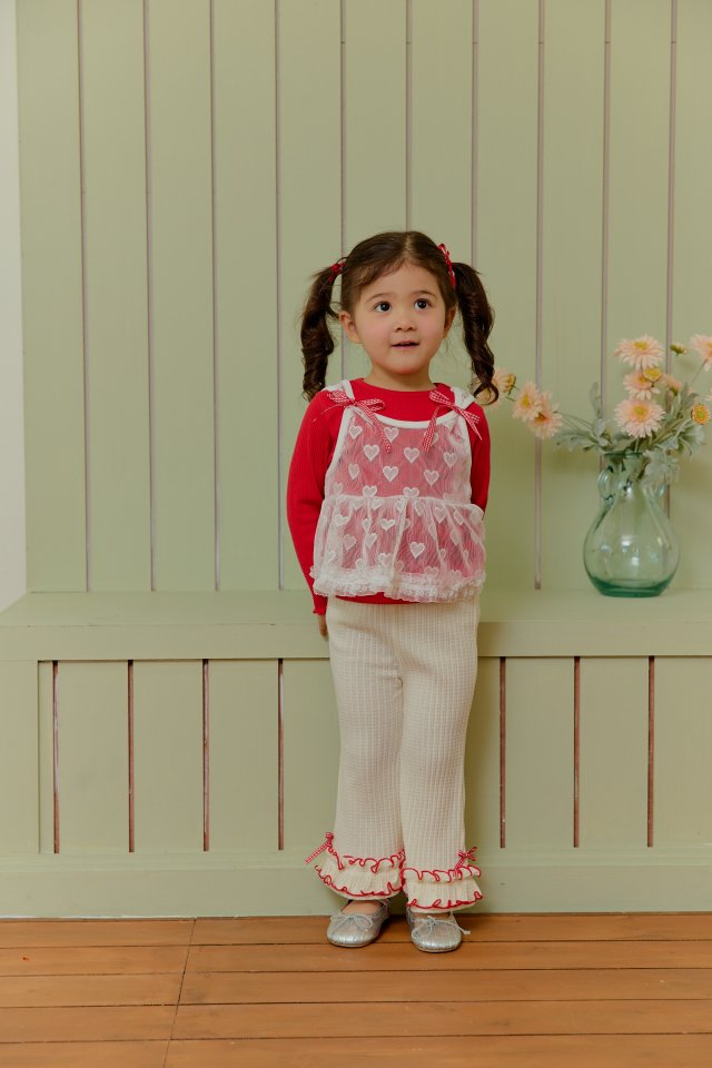 Sera - Korean Children Fashion - #magicofchildhood - Frill Bootcut Pants - 10