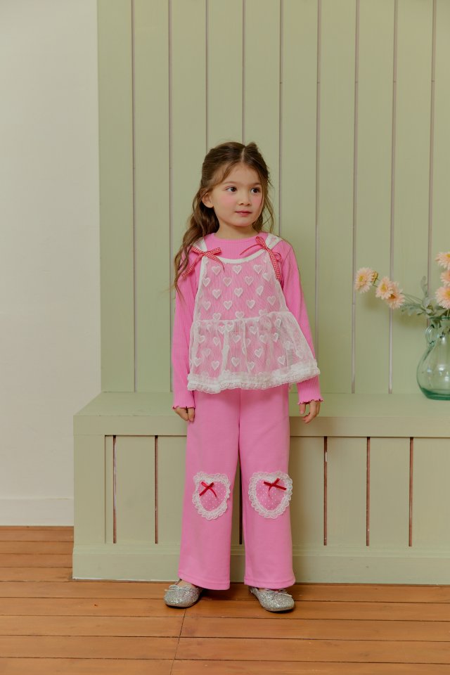 Sera - Korean Children Fashion - #magicofchildhood - Heart Flutter Pants - 6