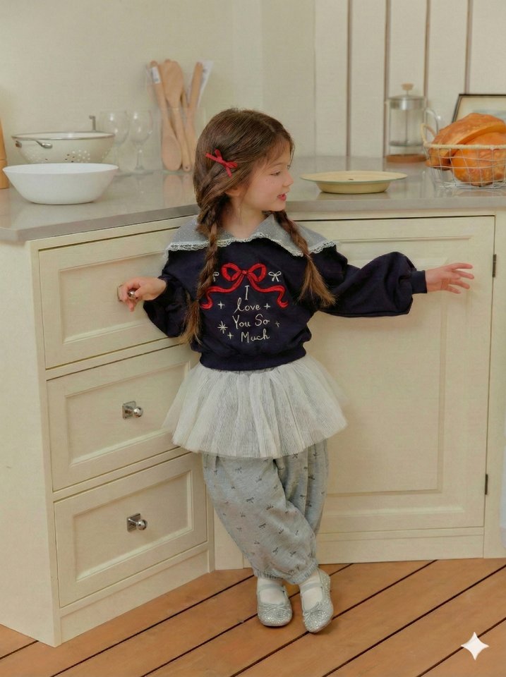 Sera - Korean Children Fashion - #magicofchildhood - Lace Sailor Sweatshirt - 6