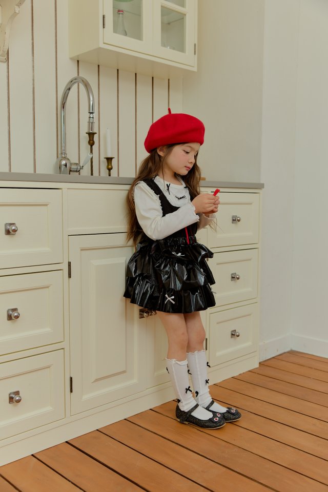 Sera - Korean Children Fashion - #minifashionista - Lace Layered Tee - 5