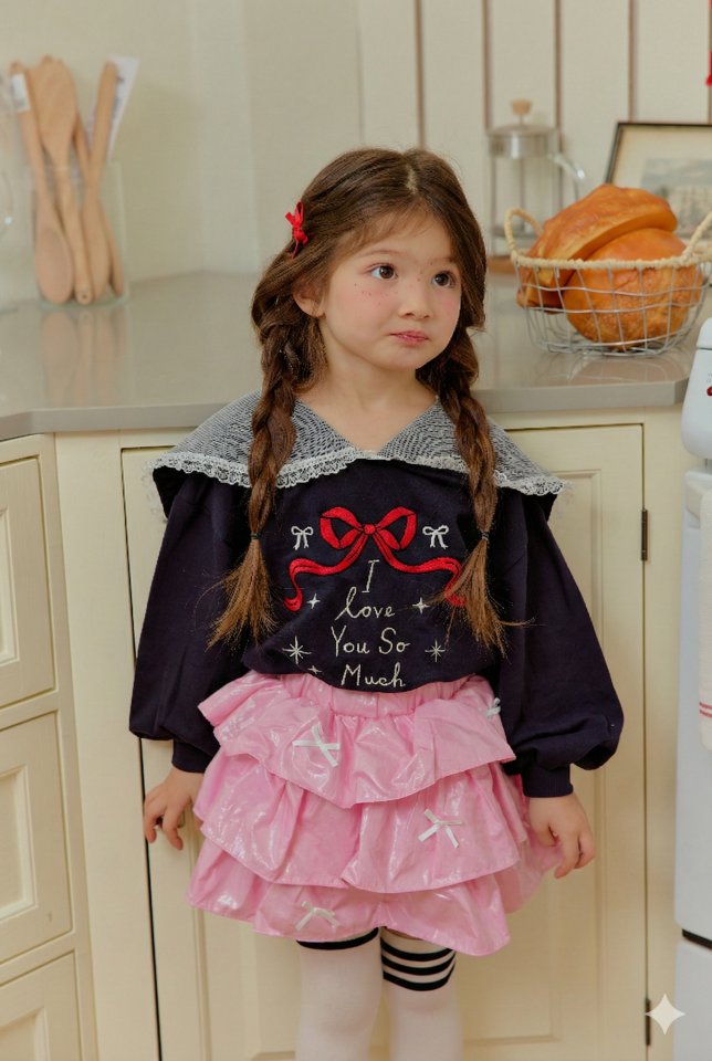 Sera - Korean Children Fashion - #minifashionista - Lace Sailor Sweatshirt - 7