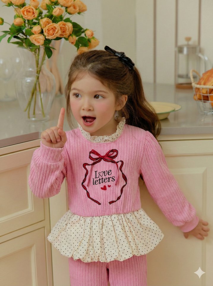 Sera - Korean Children Fashion - #minifashionista - Dot Puff Sweatshirt - 6