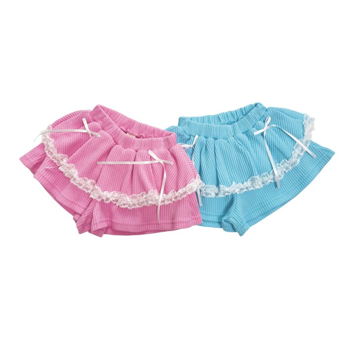 Sera - Korean Children Fashion - #prettylittlegirls - Lace Skirt Pants - 11