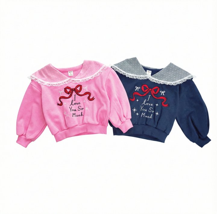Sera - Korean Children Fashion - #stylishchildhood - Lace Sailor Sweatshirt - 11