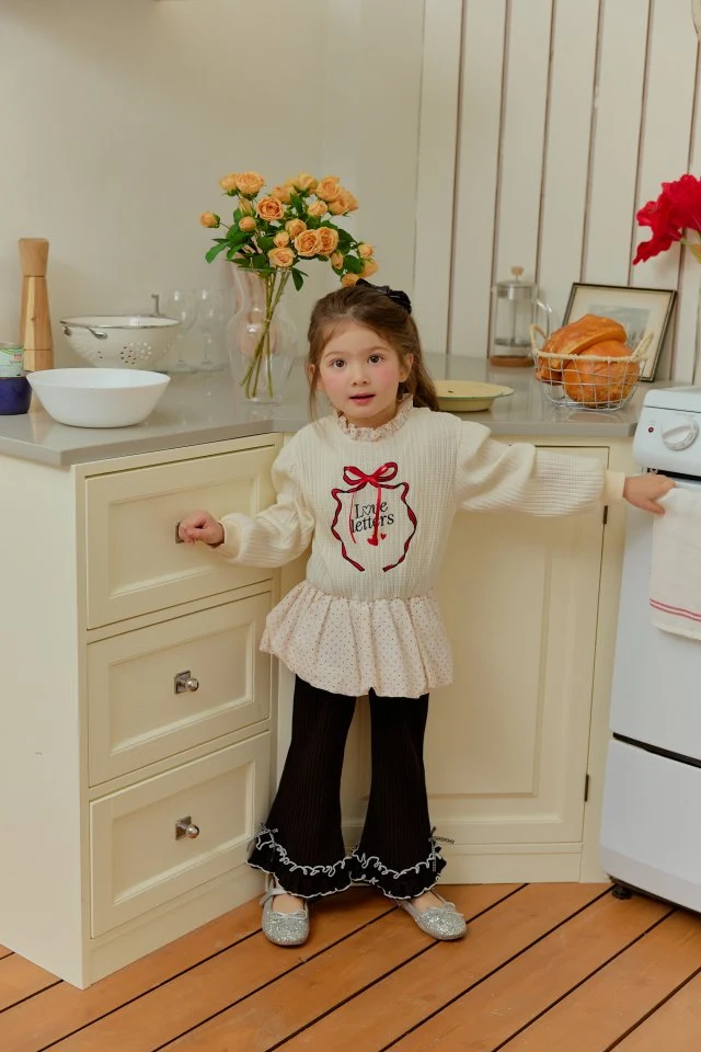 Sera - Korean Children Fashion - #stylishchildhood - Dot Puff Sweatshirt - 10
