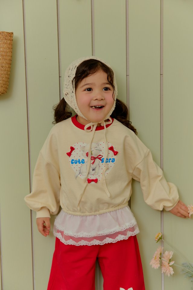 Sera - Korean Children Fashion - #stylishchildhood - Dot Meow Set - 9