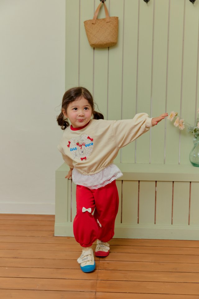 Sera - Korean Children Fashion - #todddlerfashion - Dot Meow Set - 7