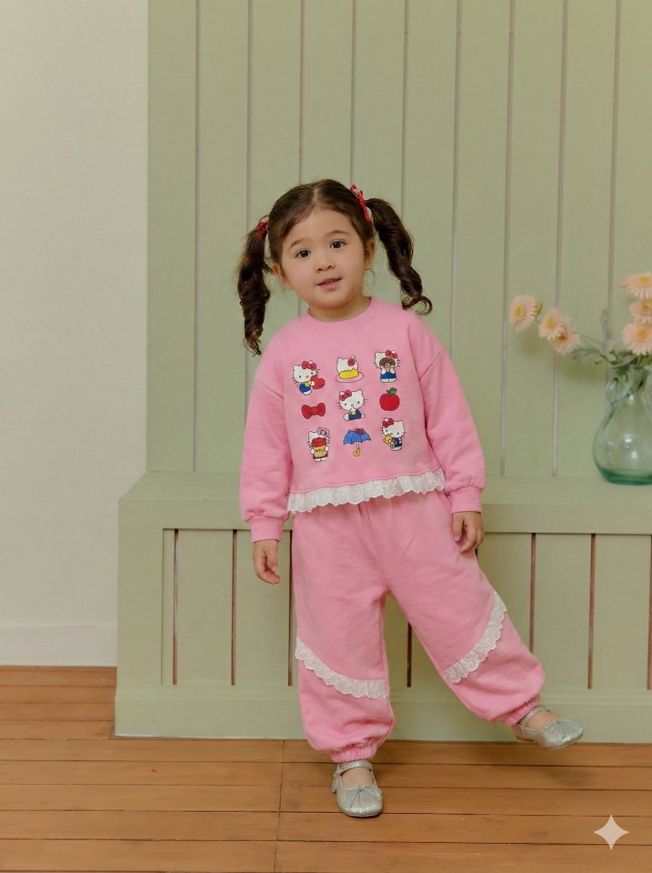 Sera - Korean Children Fashion - #toddlerclothing - Apple Set - 3