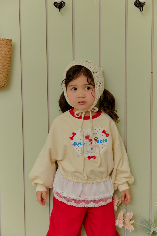 Sera - Korean Children Fashion - #toddlerclothing - Dot Meow Set - 8