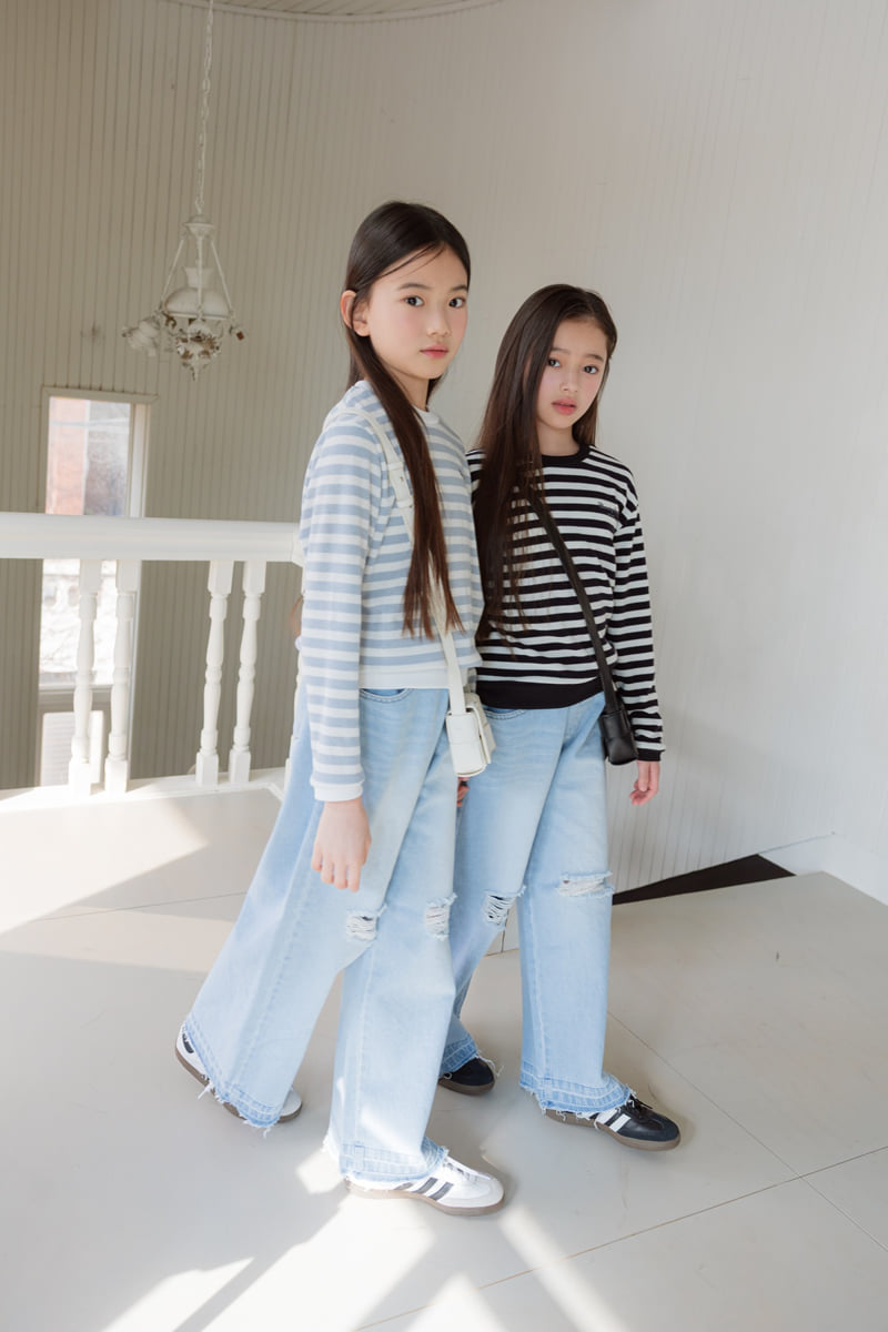 Sm2 - Korean Children Fashion - #Kfashion4kids - Vintage Denim Pants - 9