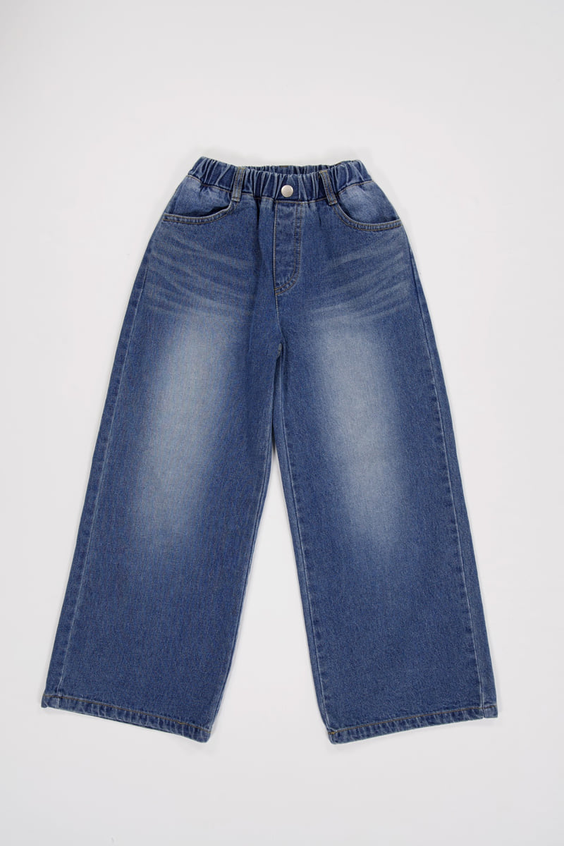 Sm2 - Korean Children Fashion - #Kfashion4kids - Wide Denim Pants - 11