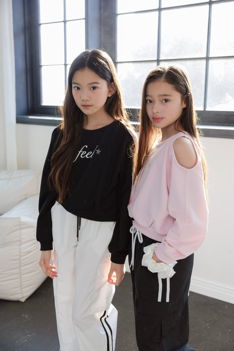 Sm2 - Korean Children Fashion - #prettylittlegirls - Slit Sweatshirt - 4