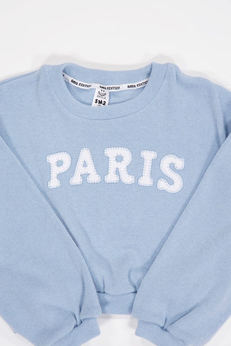 Sm2 - Korean Children Fashion - #childofig - Paris Knit Sweatshirt - 12