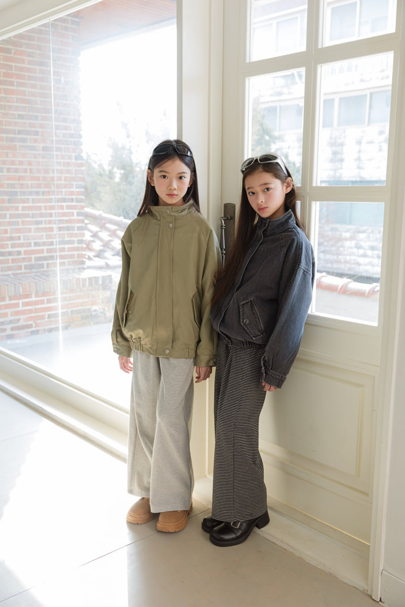 Sm2 - Korean Children Fashion - #childofig - Striped Wide Pants - 4