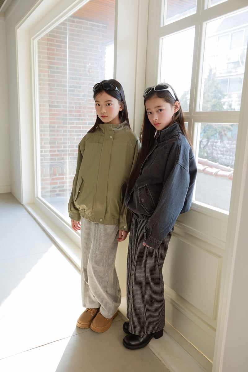 Sm2 - Korean Children Fashion - #designkidswear - Striped Wide Pants - 5
