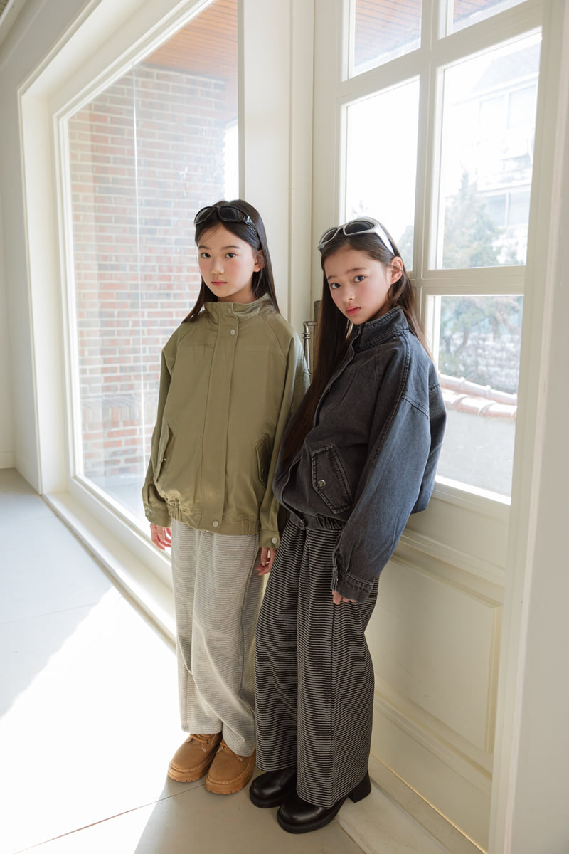 Sm2 - Korean Children Fashion - #discoveringself - Striped Wide Pants - 6