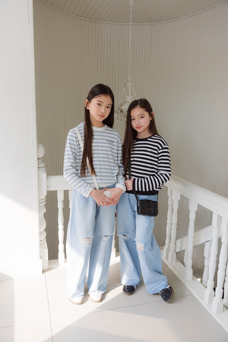 Sm2 - Korean Children Fashion - #designkidswear - Vintage Denim Pants - 4