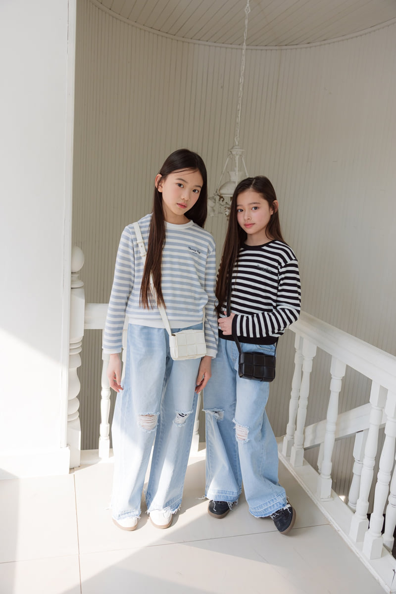 Sm2 - Korean Children Fashion - #fashionkids - Vintage Denim Pants - 5