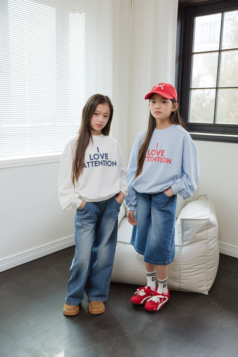 Sm2 - Korean Children Fashion - #kidsshorts - Love Sweatshirt - 5