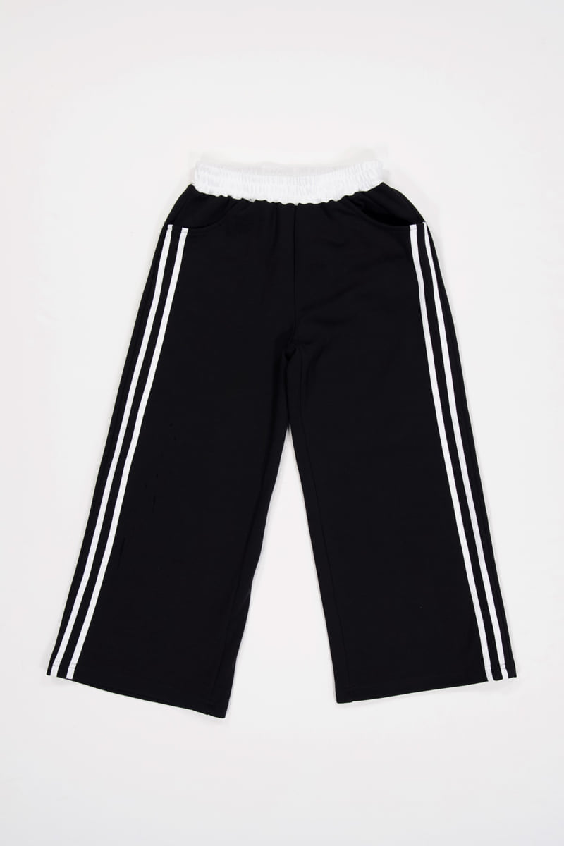 Sm2 - Korean Children Fashion - #kidsshorts - Color Block Line Pants - 12