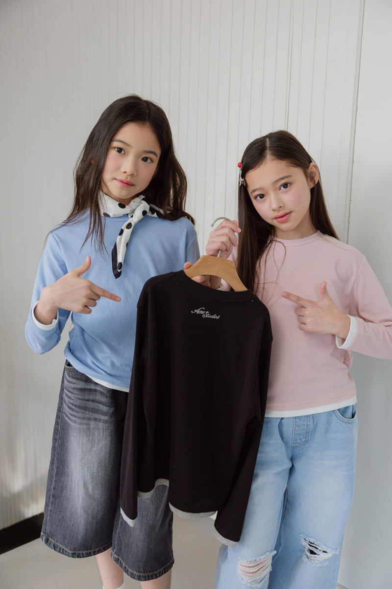 Sm2 - Korean Children Fashion - #kidsshorts - T02 Layered Tee