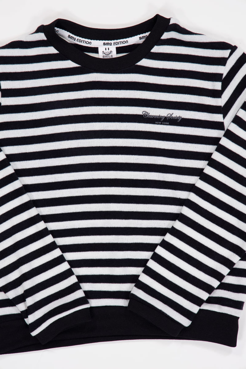 Sm2 - Korean Children Fashion - #kidsstore - Striped Sweatshirt - 12