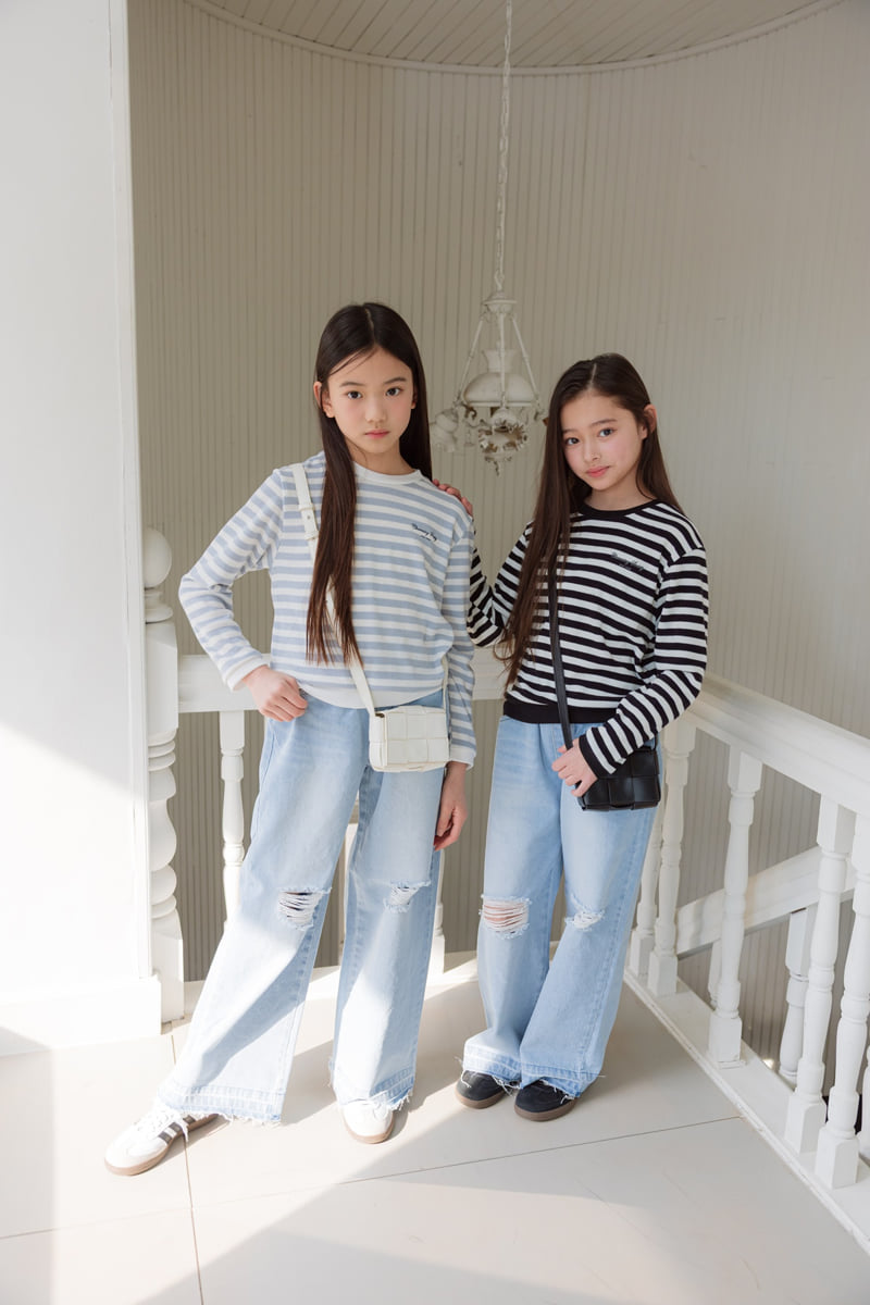 Sm2 - Korean Children Fashion - #kidsstore - Vintage Denim Pants - 7