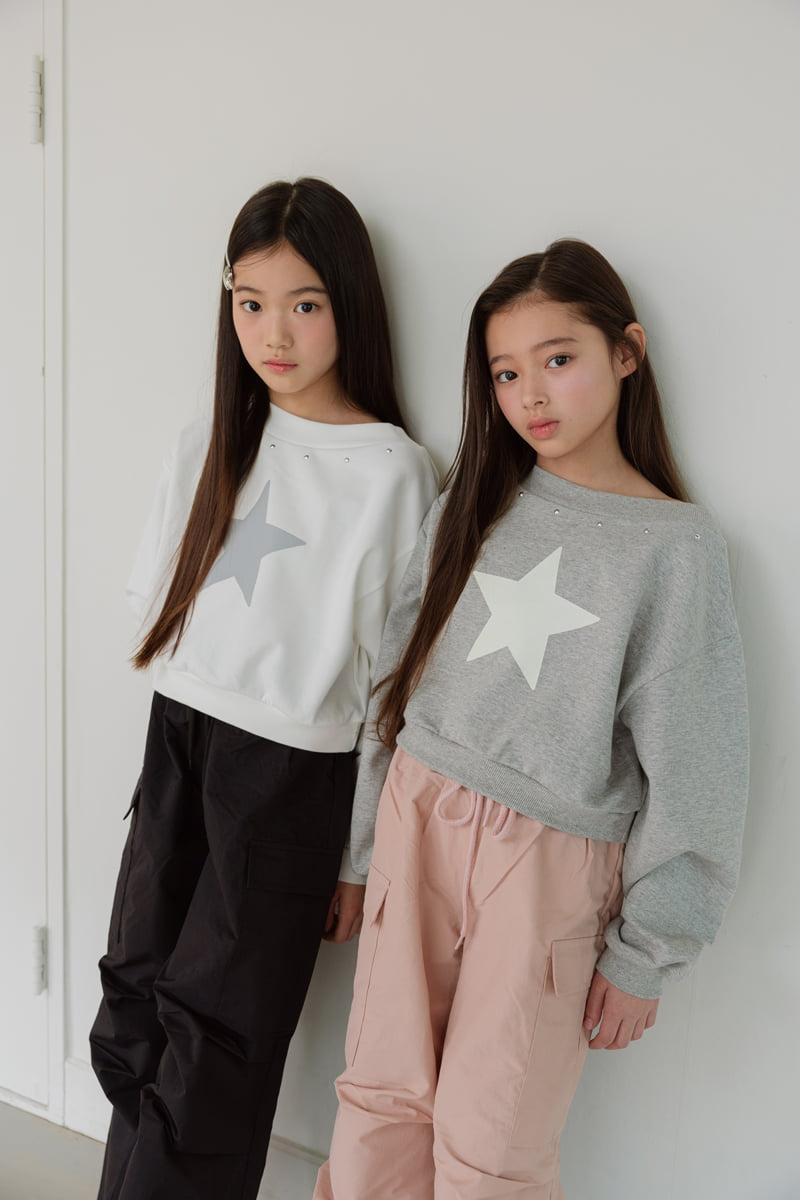 Sm2 - Korean Children Fashion - #kidsstore - Star Cubic Sweatshirt