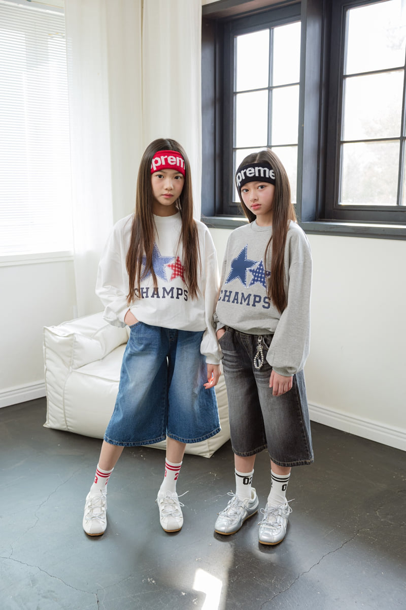Sm2 - Korean Children Fashion - #kidsstore - Bermuda Denim Pants - 10