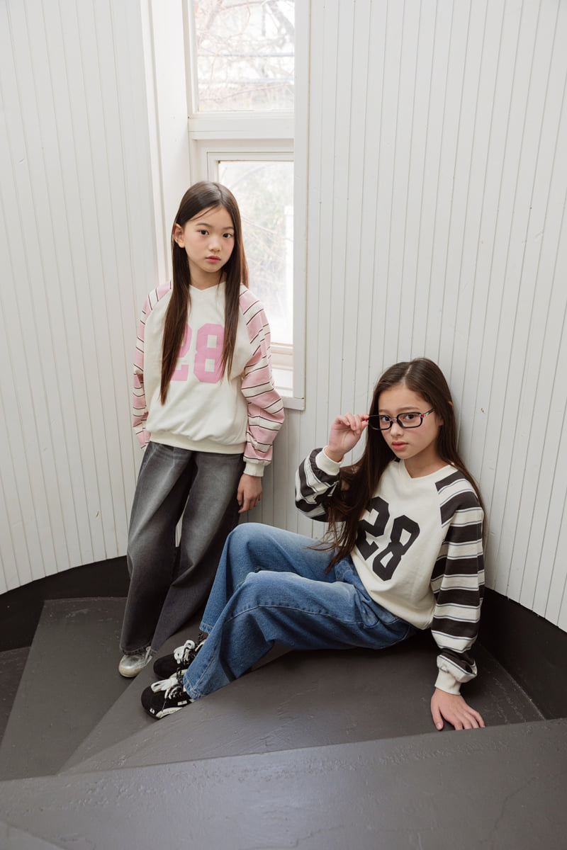 Number Raglan Sweatshirt by Sm2 for Child - view 5