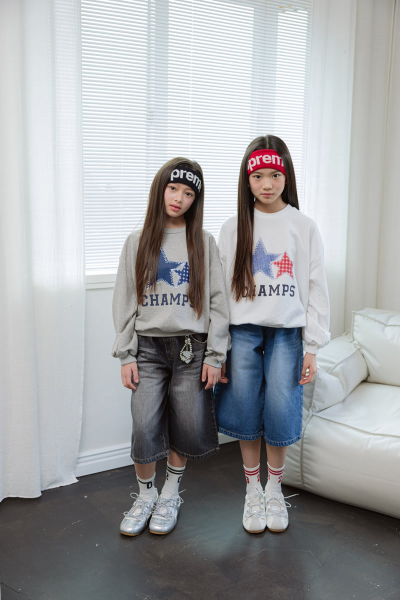 Check Star Sweatshirt by Sm2 for Child - view 4