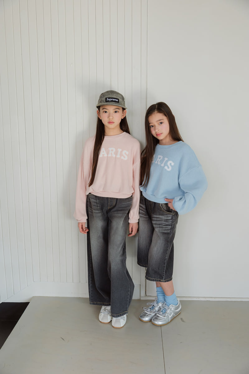 Sm2 - Korean Children Fashion - #kidzfashiontrend - Paris Knit Sweatshirt - 3