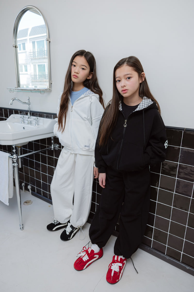 Sm2 - Korean Children Fashion - #kidzfashiontrend - Check Wide Pants - 9