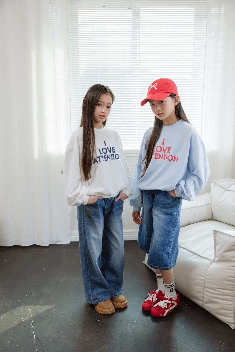 Sm2 - Korean Children Fashion - #littlefashionista - Love Sweatshirt - 9