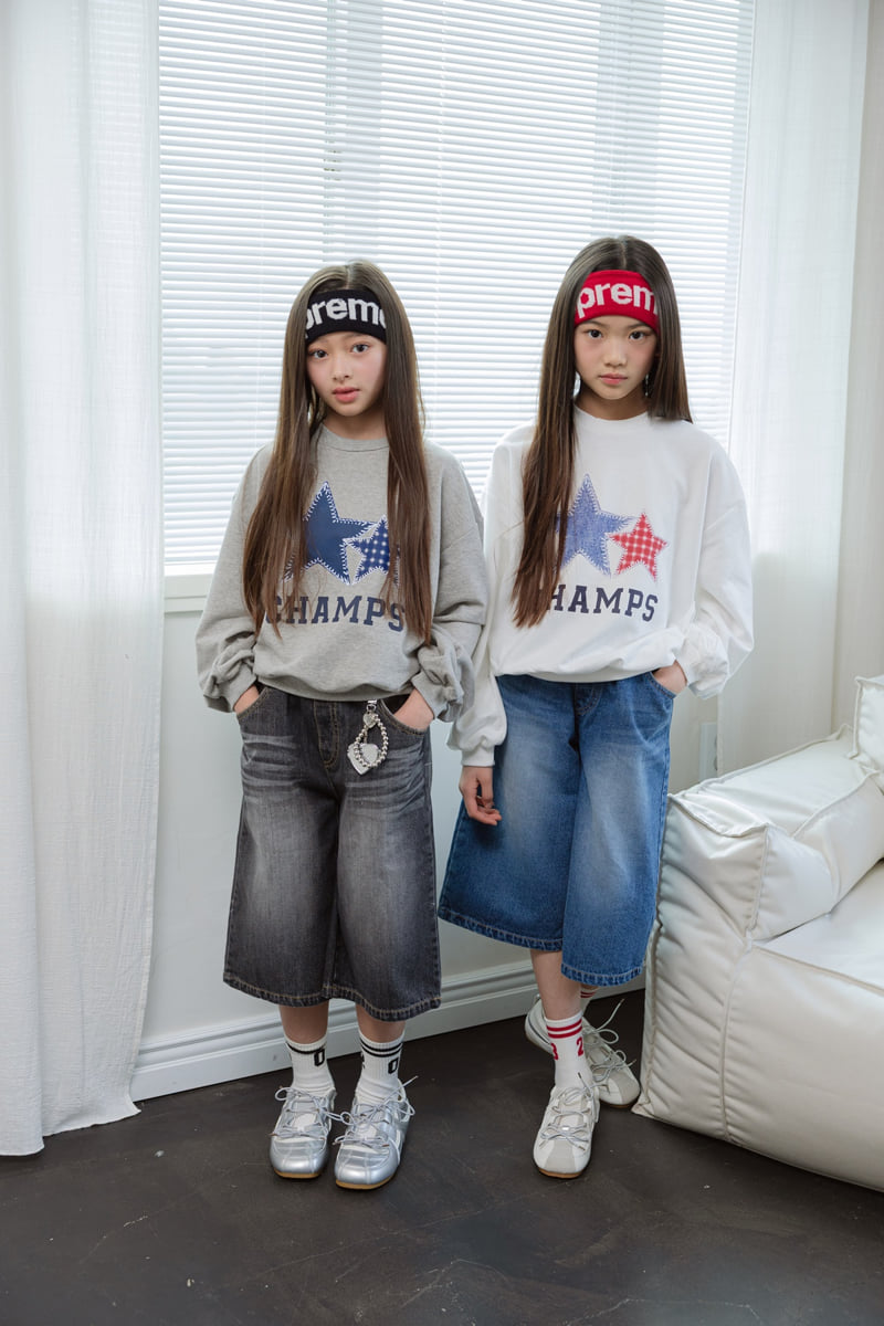 Check Star Sweatshirt by Sm2 for Child - view 6