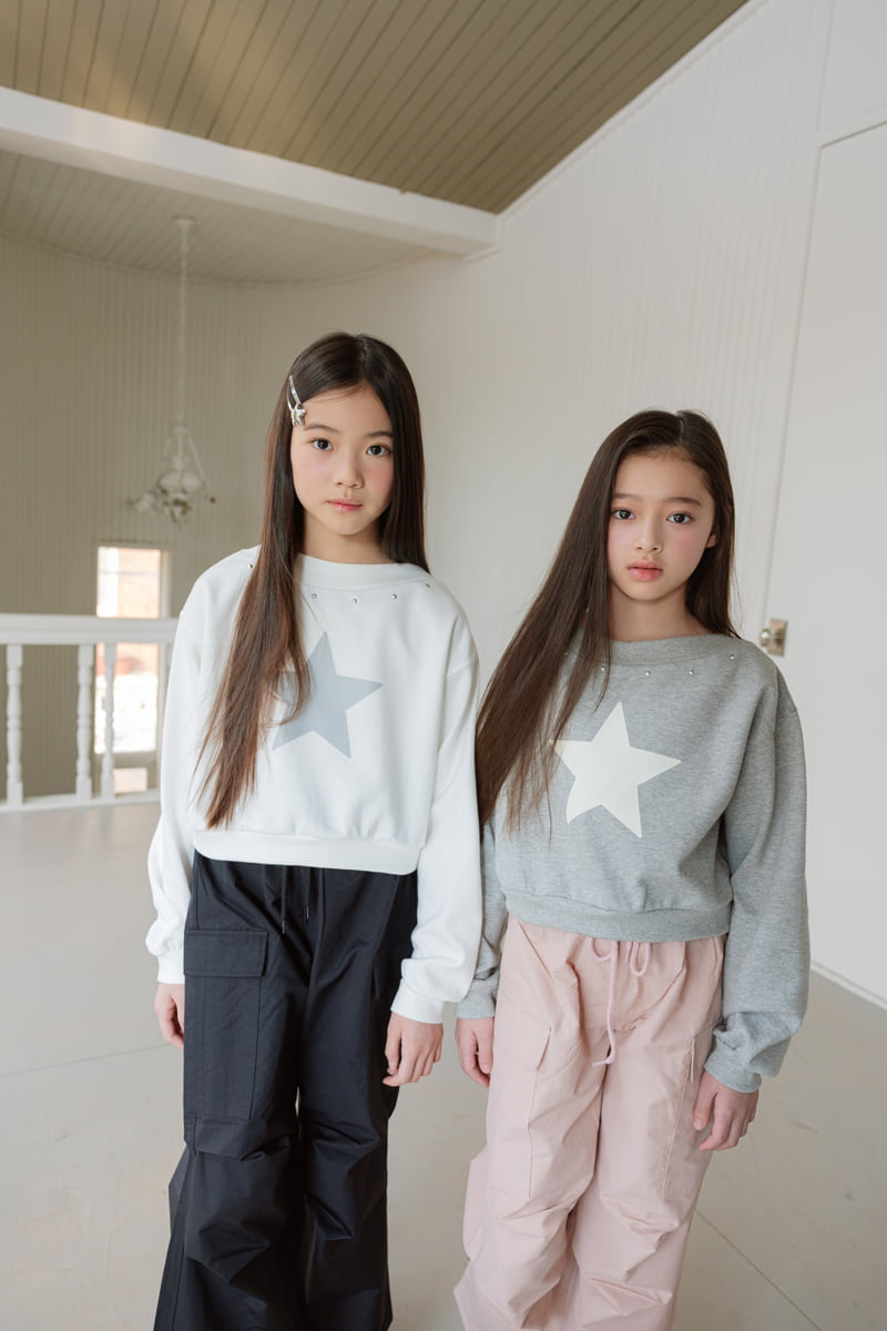 Sm2 - Korean Children Fashion - #Kfashion4kids - Star Cubic Sweatshirt - 4